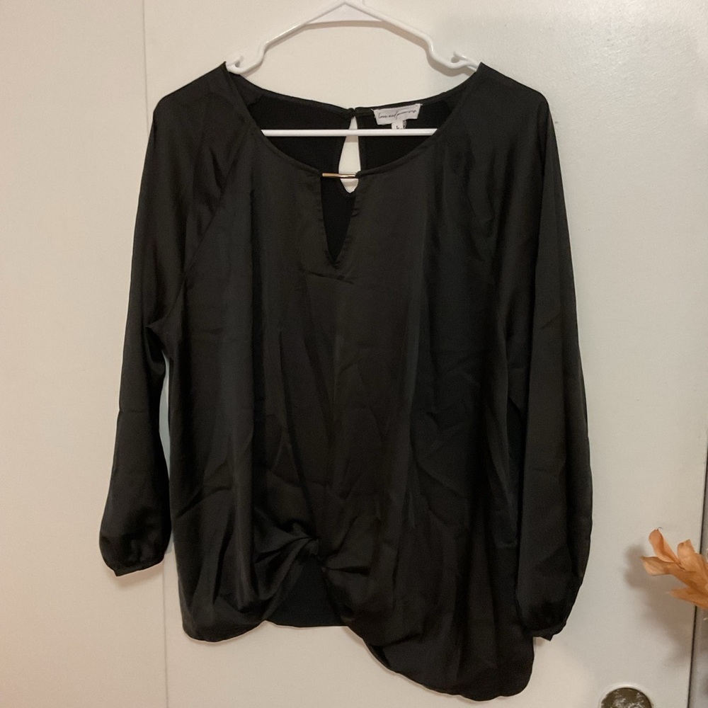 Elegant Black Women's Top